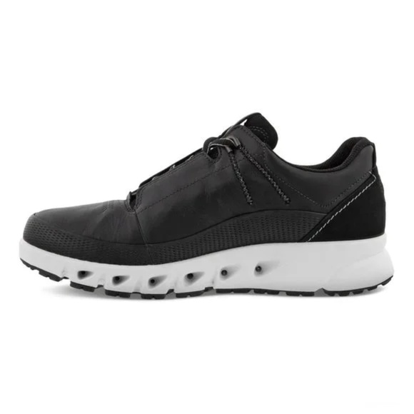 ecco • men's multi-vent black leather gore-tex trainers shoes • 41 - Picture 7 of 14